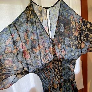 Zara Sheer Floral Romper